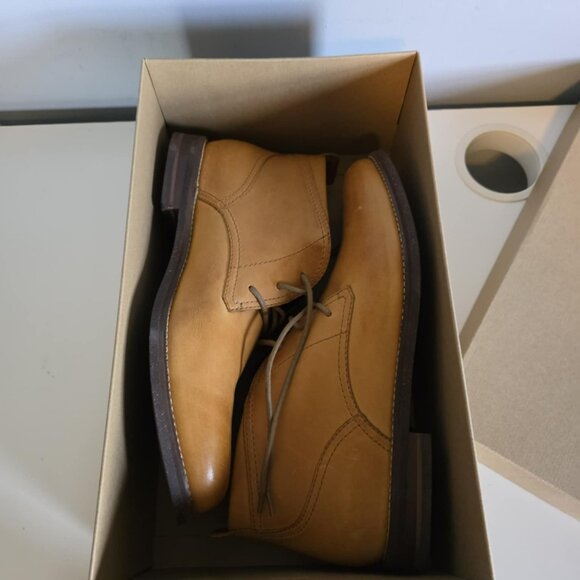 Cole Haan Tan Leather Men's Boots - Picture 3 of 13